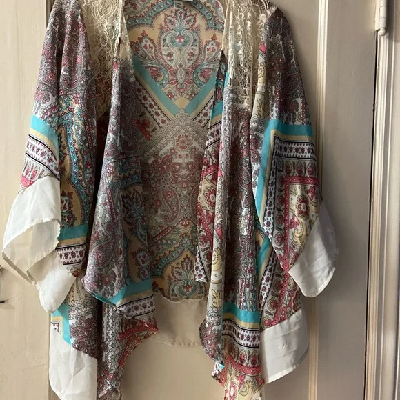 Dress Barn Multicolor Paisley Blouse - Picture 3 of 10